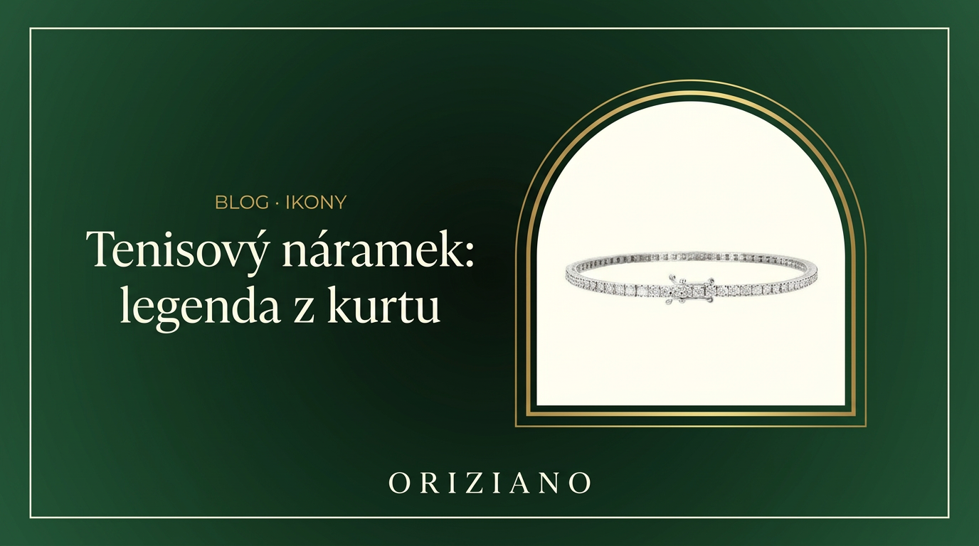 Tenisový náramek – legenda z kurtu – ORIZIANO