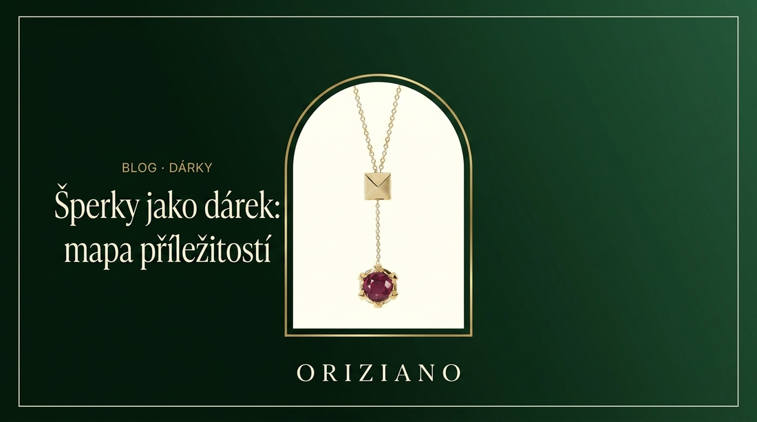 Šperky jako dárek – průvodce příležitostmi – ORIZIANO