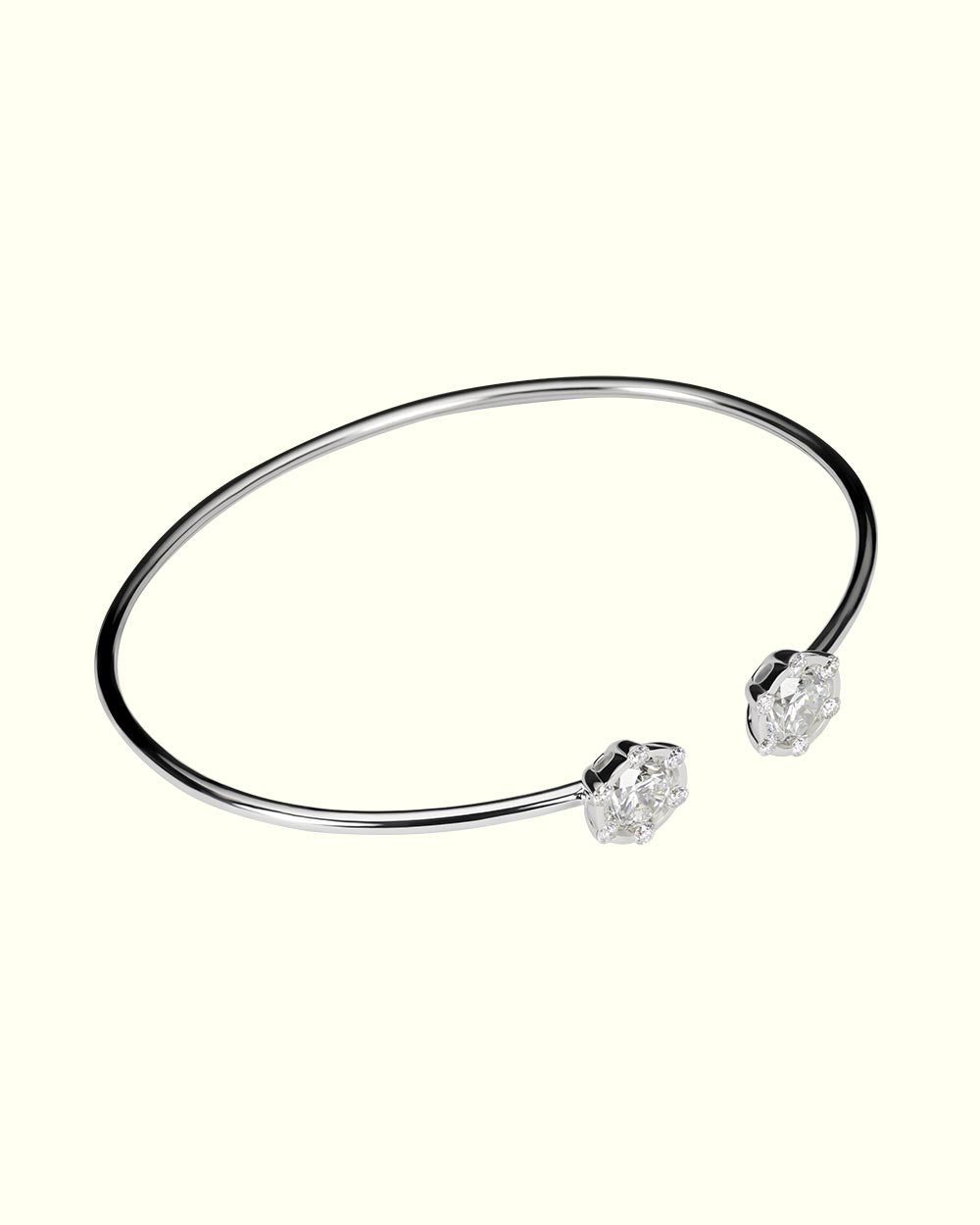 Luce crown diamond flexi bracelet