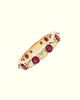 Týnuš ring with rubies