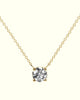 Essential diamond pendant necklace