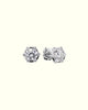 Luce crown diamond earrings