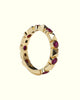 Týnuš ring with rubies