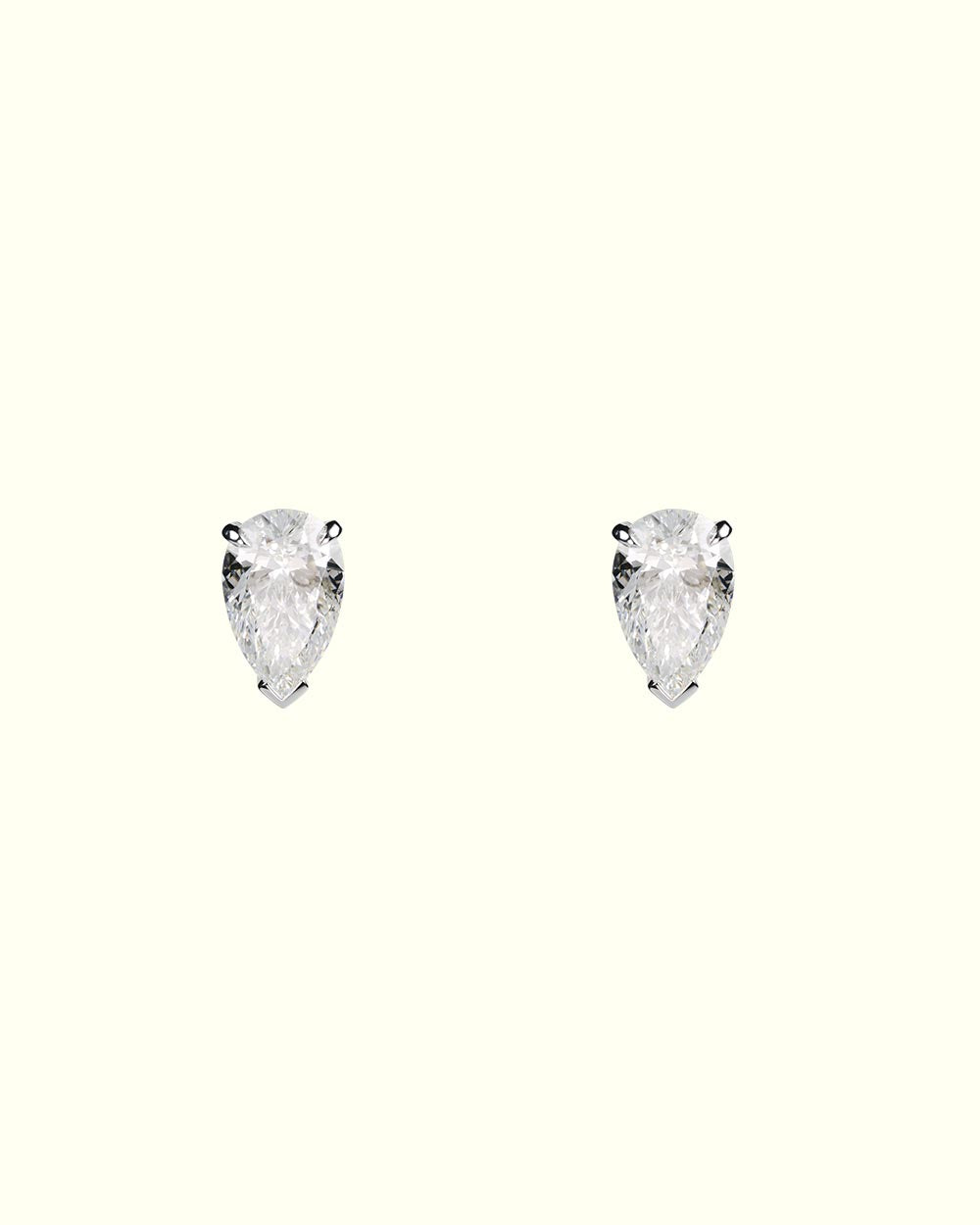 Essential drop stud diamond earrings