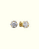 Luce crown diamond earrings