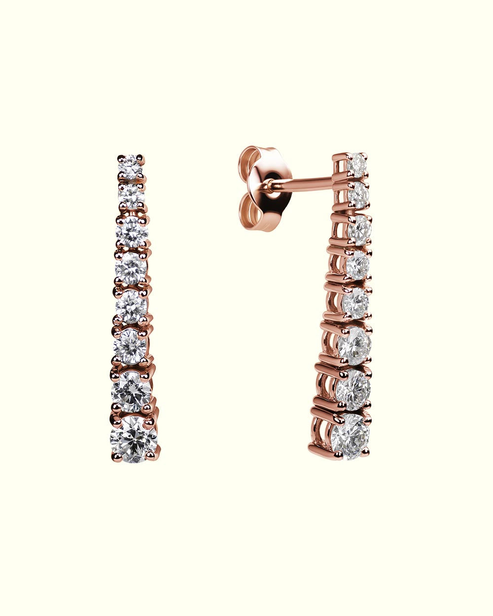 Essential cascade stud earrings