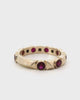 Týnuš ring with rubies